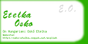 etelka osko business card