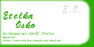 etelka osko business card